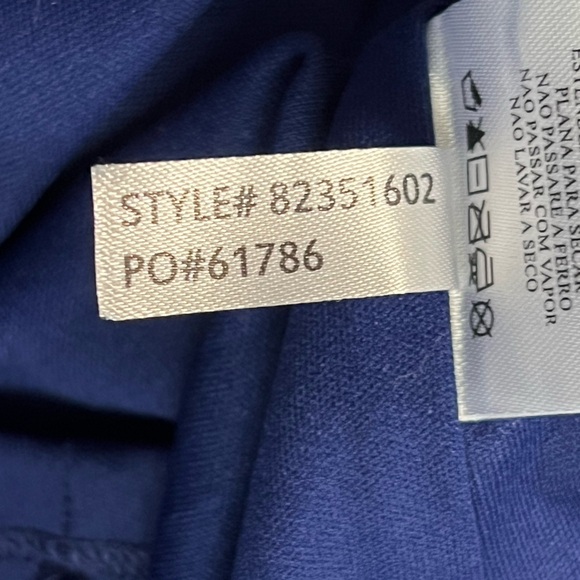 Alex Evenings Elegant Embellished Keyhole Bateau Neckline Royal Blue Gown 8P - Picture 11 of 11